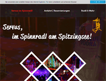 Tablet Screenshot of neues-spinnradl.de